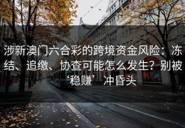 涉新澳门六合彩的跨境资金风险：冻结、追缴、协查可能怎么发生？别被‘稳赚’冲昏头